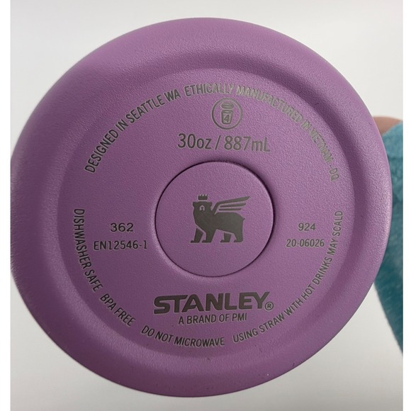 Stanley Quencher H2.0 FlowState Tumbler 30oz Purple Stainless Insulated  limited - Picture 6 of 7